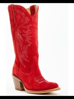 Product Name: Idyllwind Women's Charmed Life Suede Western Boots - Cherry Red